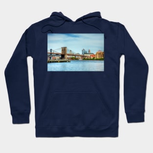 Brooklyn Riverfront with the Brooklyn Bridge, Brooklyn Bridge Park, and the East River Hoodie